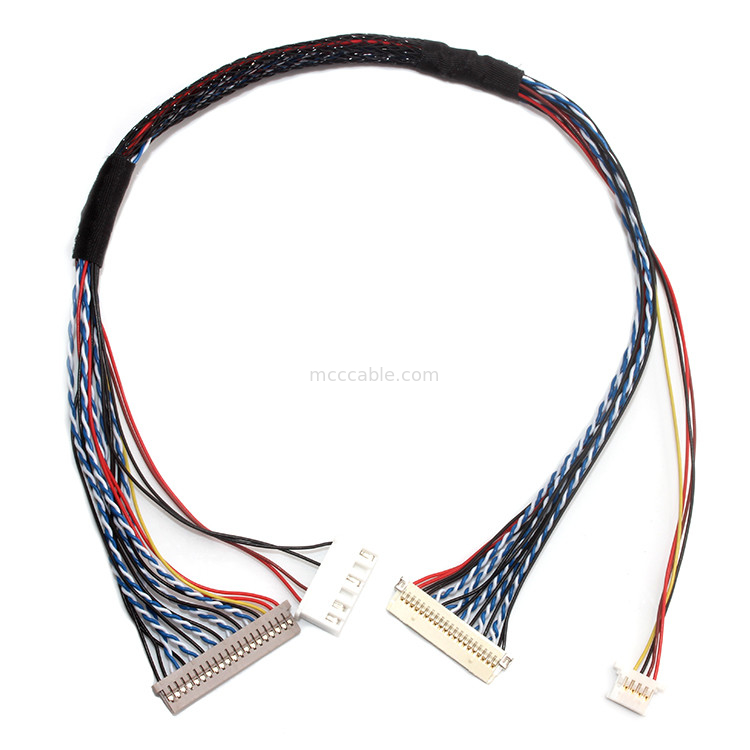 30 Assemblage 1.0mm 1.25mm Contacthoogte Df19 van de Speldlvds Kabel aan Df14