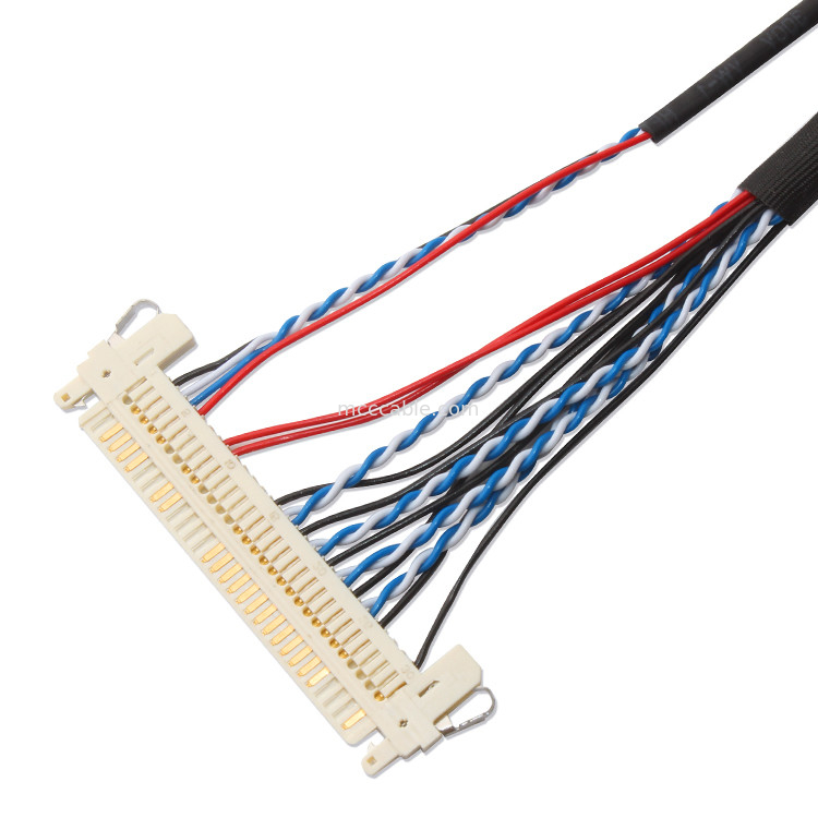 De Uitrustingsfi S20S 20pin, 1,25 Mm-Hoogte JAE Display Lvds Cable van de douanedraad