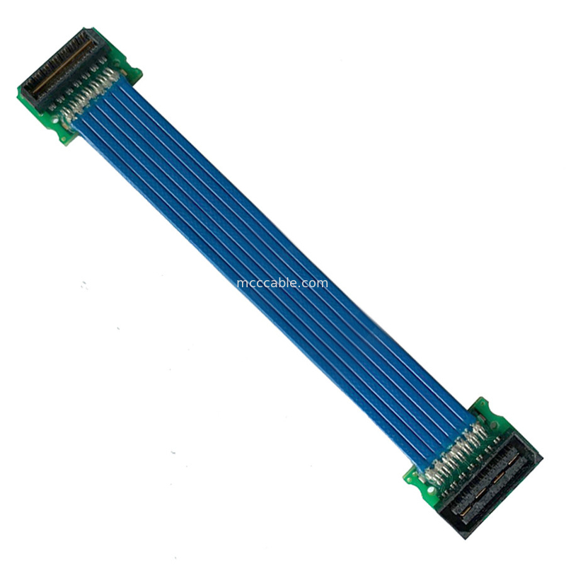 De schakelaar van de de Assemblage lvds vertoning van de Samtec qsh-030-01-F D 30pin 60pin 90pin Kabel