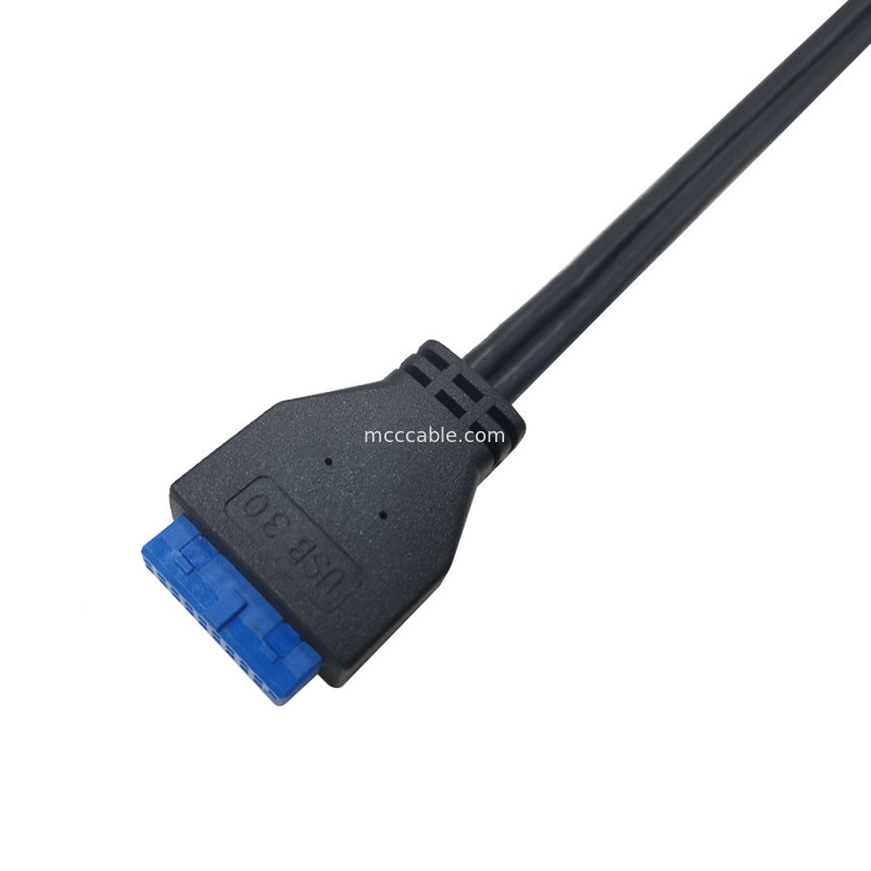 Douane 9,5“ Usb 3,2 Gen 20 Pin To Usb 3,2 Gen Header Female Male Front-Comité de Uitrusting van de Kopbaldraad