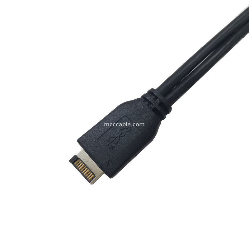 Douane 9,5“ Usb 3,2 Gen 20 Pin To Usb 3,2 Gen Header Female Male Front-Comité de Uitrusting van de Kopbaldraad