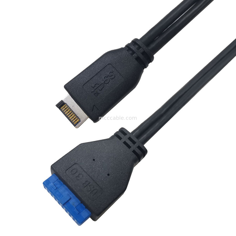 Douane 9,5“ Usb 3,2 Gen 20 Pin To Usb 3,2 Gen Header Female Male Front-Comité de Uitrusting van de Kopbaldraad