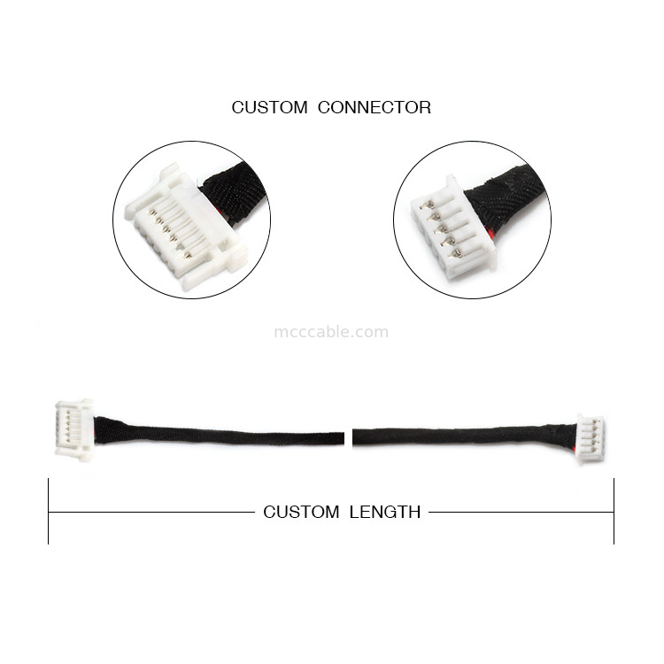 JST-Draaduitrusting shjp-06v-s (HF) 6pin aan van Hoofd molex 51021-0500 5pin FCII Bestuurder