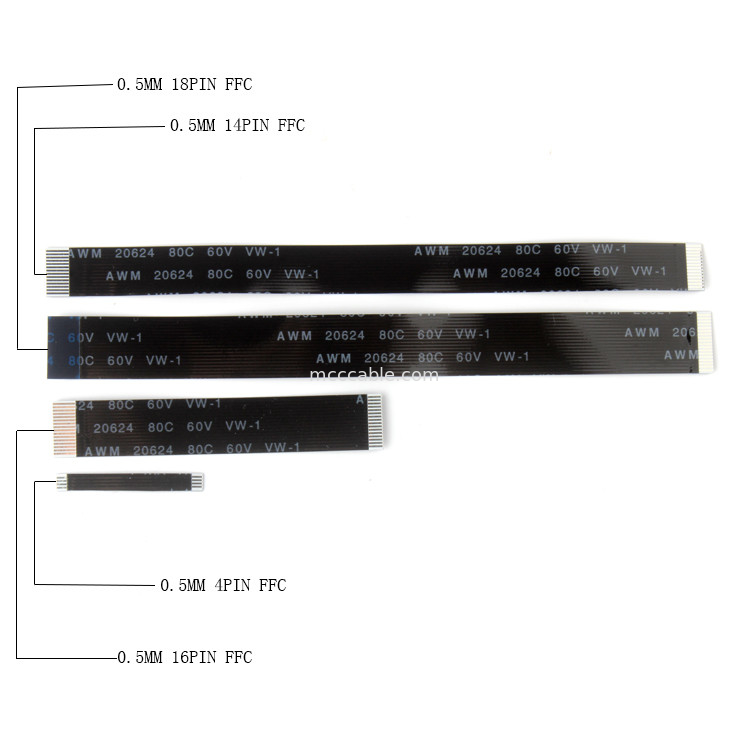 4 speldffc FPC Kabel, OEM FFC Lintkabel voor de schakelaar van de Printer lvds vertoning