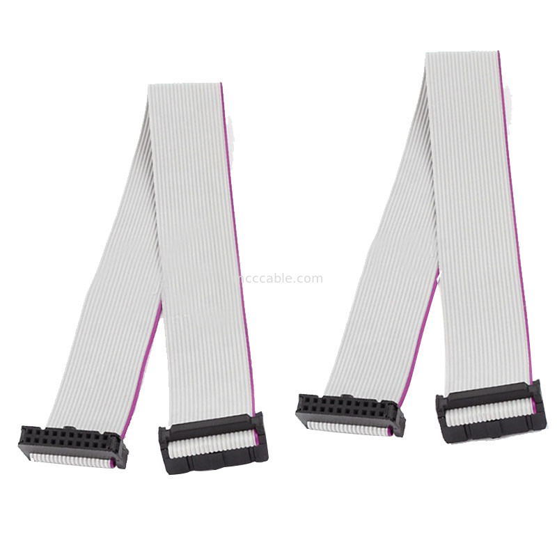 2,54 mm werpen Vlakke Flexibele Lintkabel, 10 Speldidc Kabel 60mm Lengte