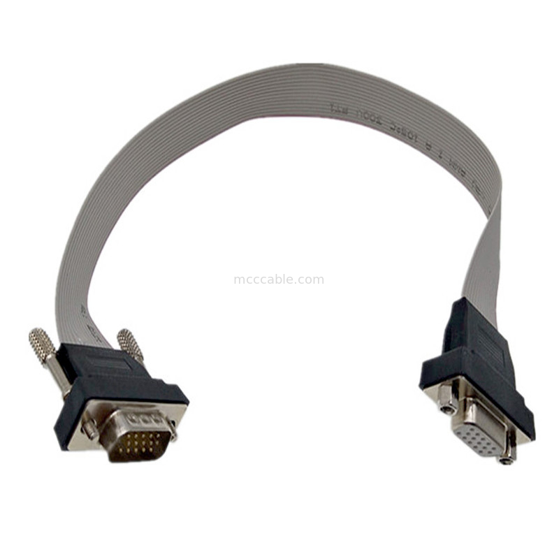 Het Mannetje van VGA HDB15 aan de Vrouwelijke schakelaar van de de Schakelaar lvds vertoning van de Lintkabel 15pin