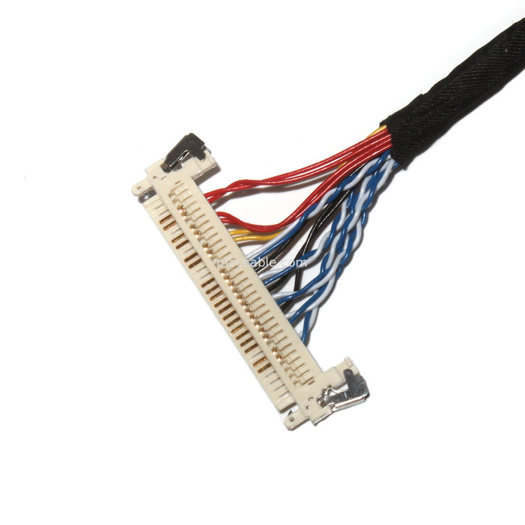 Aanpassen Lengte 2.0mm Pitch Lvds Kabel Assemblage 30 Pin  DF11-24DS-2C naar FI-X3OHL OEM/ODM