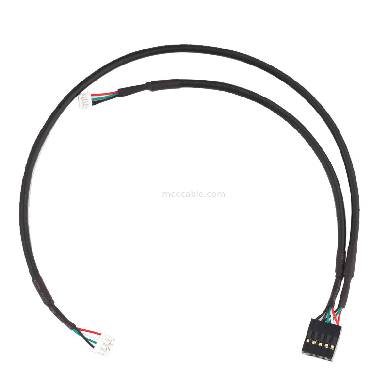 28AWG van de LEIDENE de Assemblage JST phr-5P Uitrustingskabel AAN de Hoogte van SH1.0 5P 1.0mm