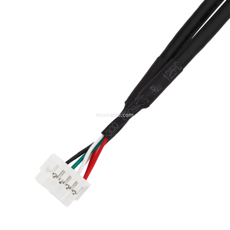 HSG 100mm van de de Uitrustingskabel van de Lengtedraad de Assemblage 2×5 Pin Black To phd-2×5P