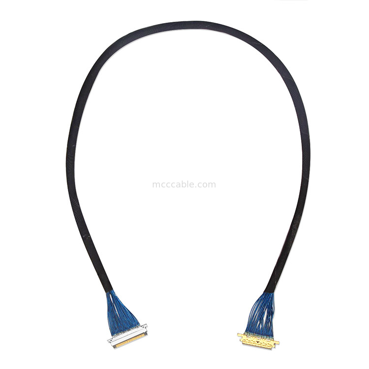 LVDS Micro Coaxial Cable 0.4mm 20453z-030 SD tot 20347 met mechanisch slot