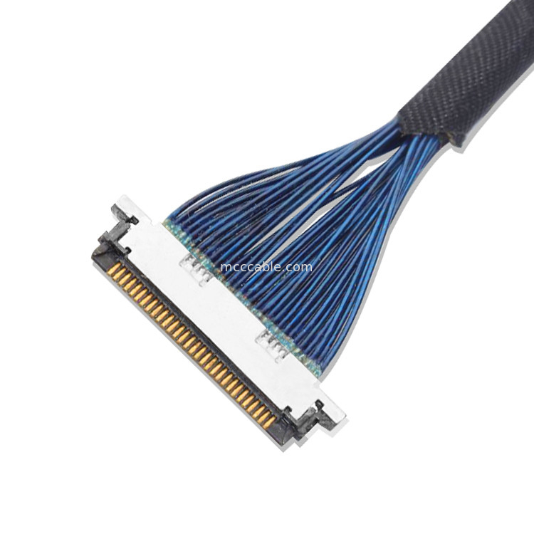 LVDS Micro Coaxial Cable 0.4mm 20453z-030 SD tot 20347 met mechanisch slot