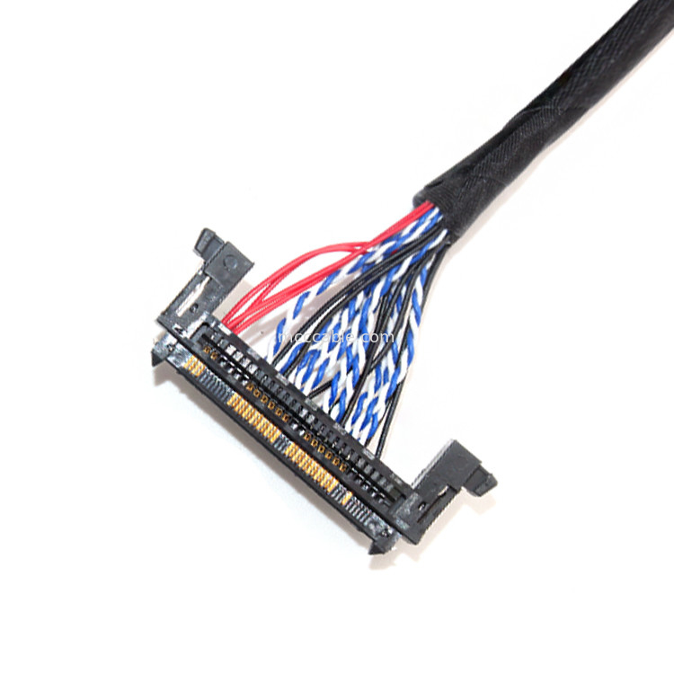 26AWG Lcd LVDS Kabelassemblage 1.0mm Hoogte JAE situatie-30ssl-HF aan URENdf13 EIV