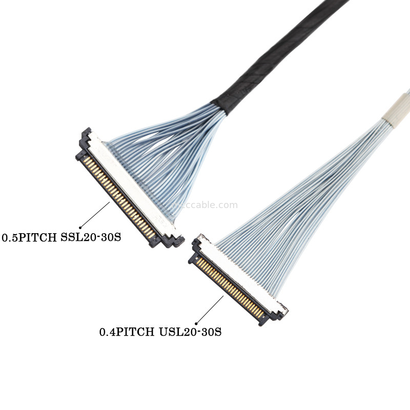 20453-230T-03 tot Kel SSL20-30S Micro Coaxial Cable 30P Lvds Edp Cable Assembly