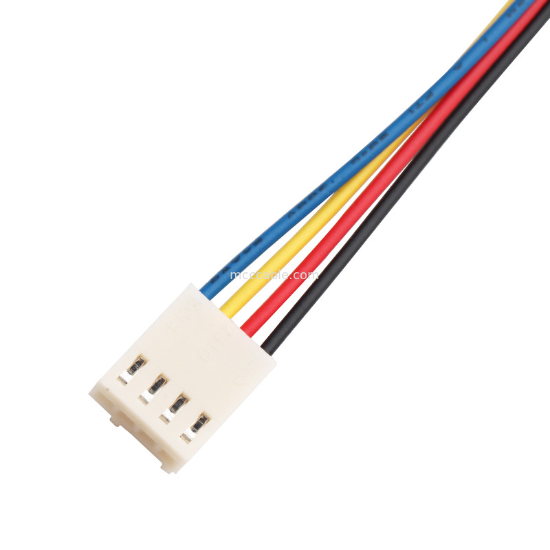 JST JH 2.5mm 4 Pin Molex 4 van de de Kabelassemblage van de Draadventilator Y de kabel van de speldschakelaar lvds 4