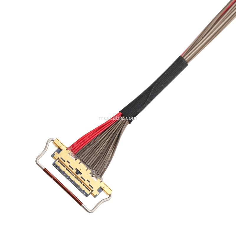 UL EDP LVDS Coaxiale kabel 0.4mm Pitch 20633-220T-01S 20 Pin Aanpasbare lengte