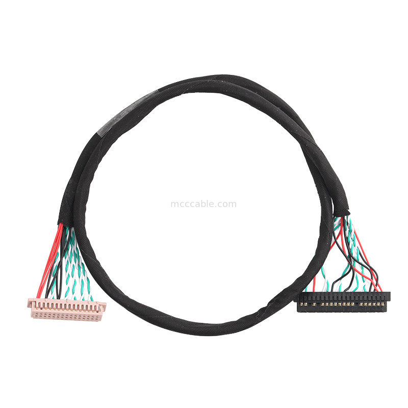 30 de Assemblage WL1258h-20P van de Speldlvds Kabel AAN UREN df13-2 lvds vertoningsschakelaar