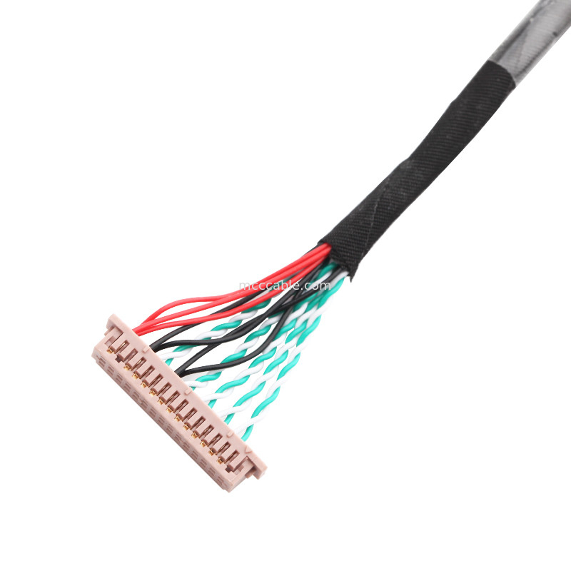 30 de Assemblage WL1258h-20P van de Speldlvds Kabel AAN UREN df13-2 lvds vertoningsschakelaar