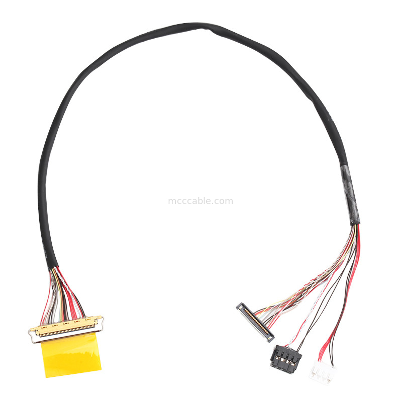 Jst phr-4  20453-240t-03 aan de Assemblage van de de Uitrustingskabel van 20380-R30t-06 lvds