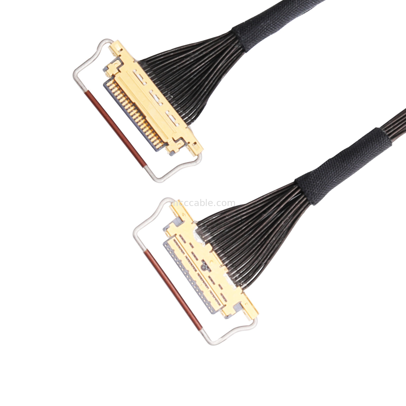 Oem Lvds Kabelassemblage 0.5mm Hoogte 20453-220t-03 Horizontale het koppelen type micro-coaxiale schakelaar