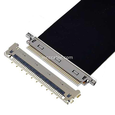 20856-030T-01 0.4mm Pitch 30P Micro Coaxial Cable Assemblage kabel Paring Directie Horizontaal
