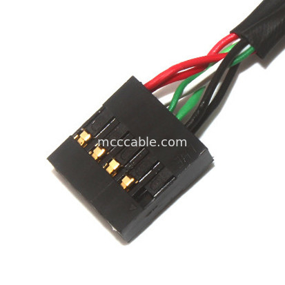 10 speld 30AWG 2.54mm de Kabelassemblage 150mm Lengte Molex 22-55-2101 van Hoogtemolex