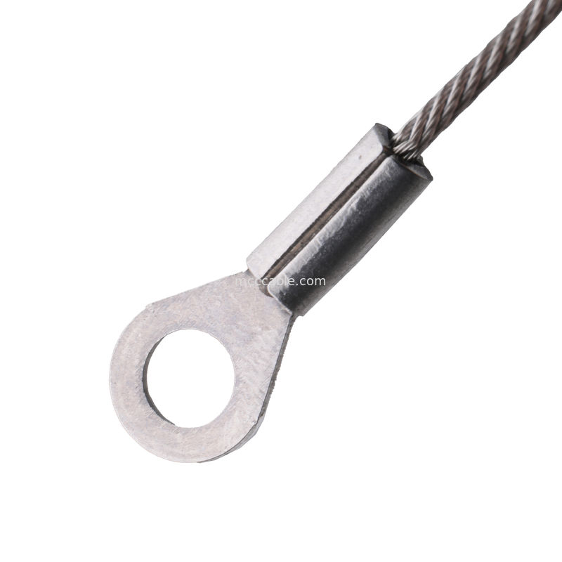 Flexibiele touwkabels van roestvrij staal, geperforeerd veiligheidsdraad, geleidende en andere toepassingen