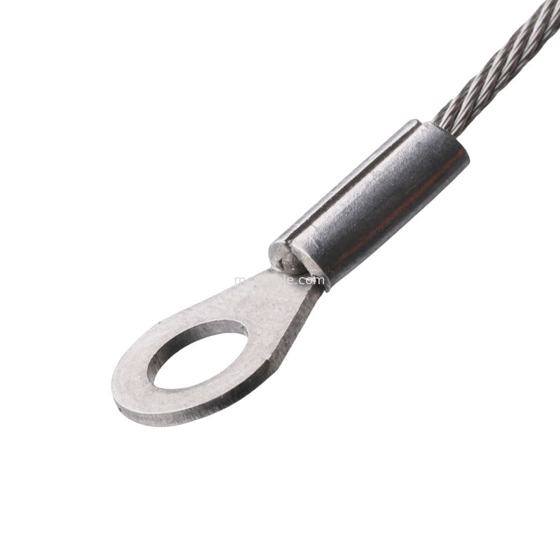 Flexibiele touwkabels van roestvrij staal, geperforeerd veiligheidsdraad, geleidende en andere toepassingen