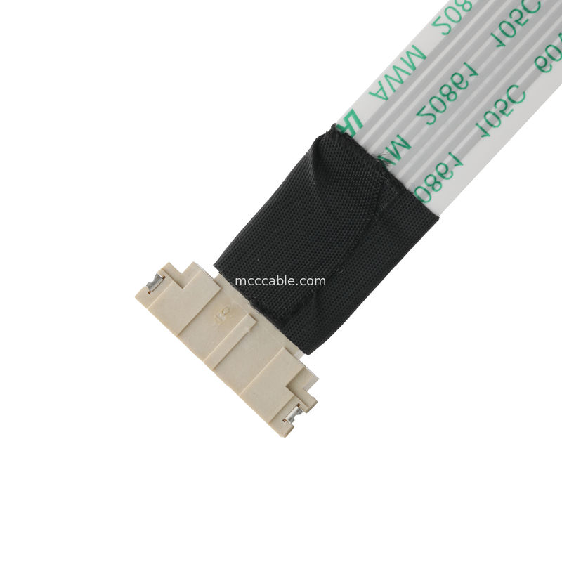 ROHS FFP/FPC 6Pin Wit IS100-L08T-C46-C tot HS100-L08N-N62 Zwart Pitch 1.0mm OEM/ODM
