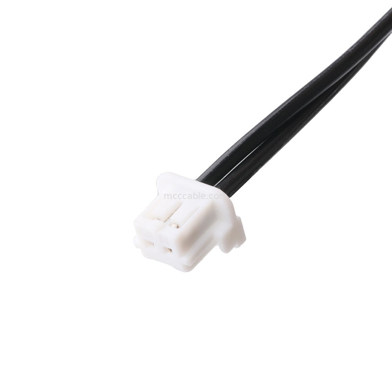 DC Plug 2.1*5.5mm Solder Type PVC Uiterlijk gietwerk 90 hoek naar witte behuizing 2P MOLEX F