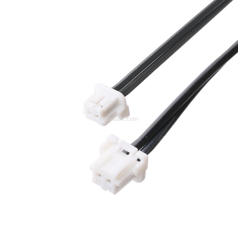 DC Plug 2.1*5.5mm Solder Type PVC Uiterlijk gietwerk 90 hoek naar witte behuizing 2P MOLEX F