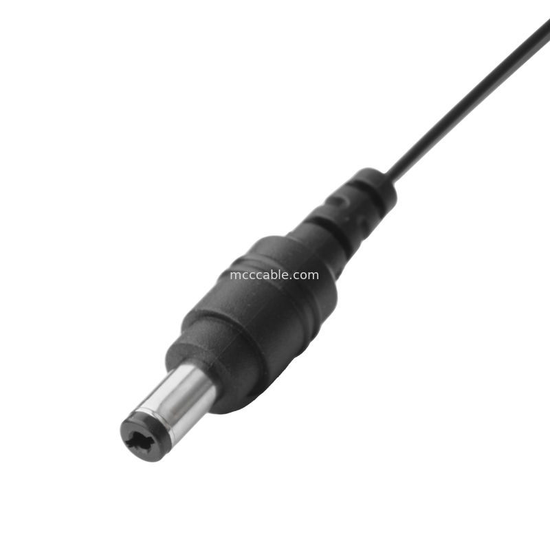 DC Plug 2.1*5.5mm Soldeer Type PVC Uiterlijk Vorming naar TE Blauwe behuizing 2P Vrouwelijke Kabelverbinding