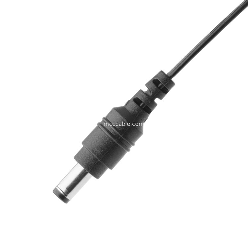 DC Plug 2.1*5.5mm Soldeer Type PVC Uiterlijk Vorming naar TE Blauwe behuizing 2P Vrouwelijke Kabelverbinding