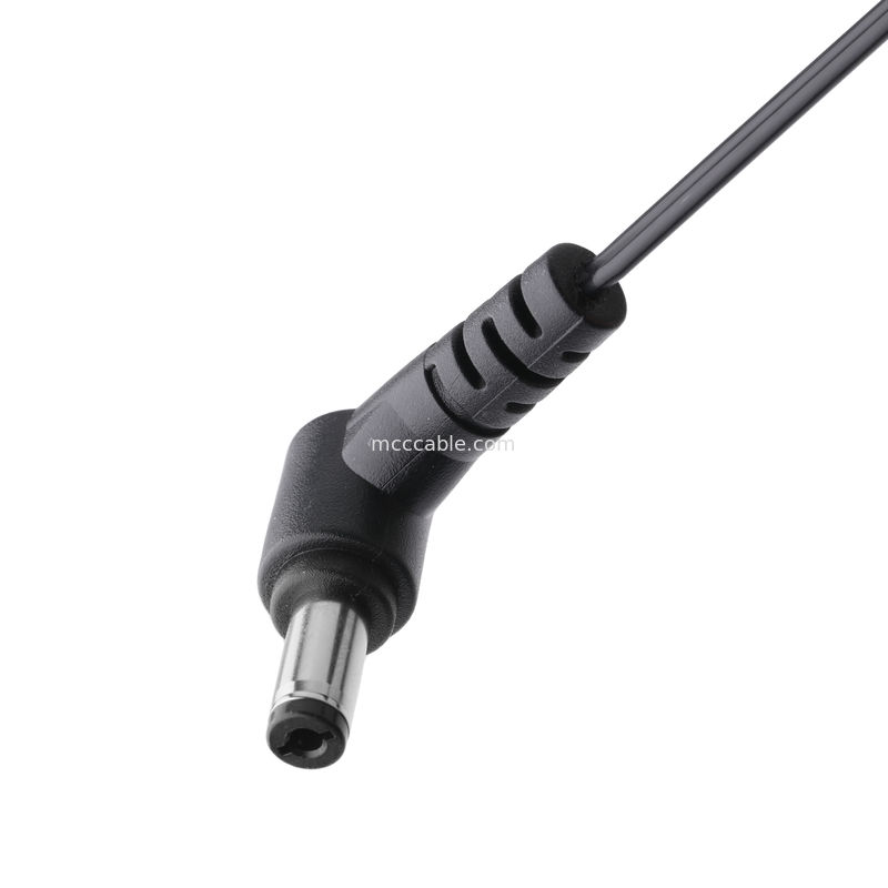 DC Plug 2.1*5.5mm Solder Type PVC Uiterlijk gietwerk 90 hoek naar MOLEX 39012020 PITCH 4.2mm 1*2P Housing