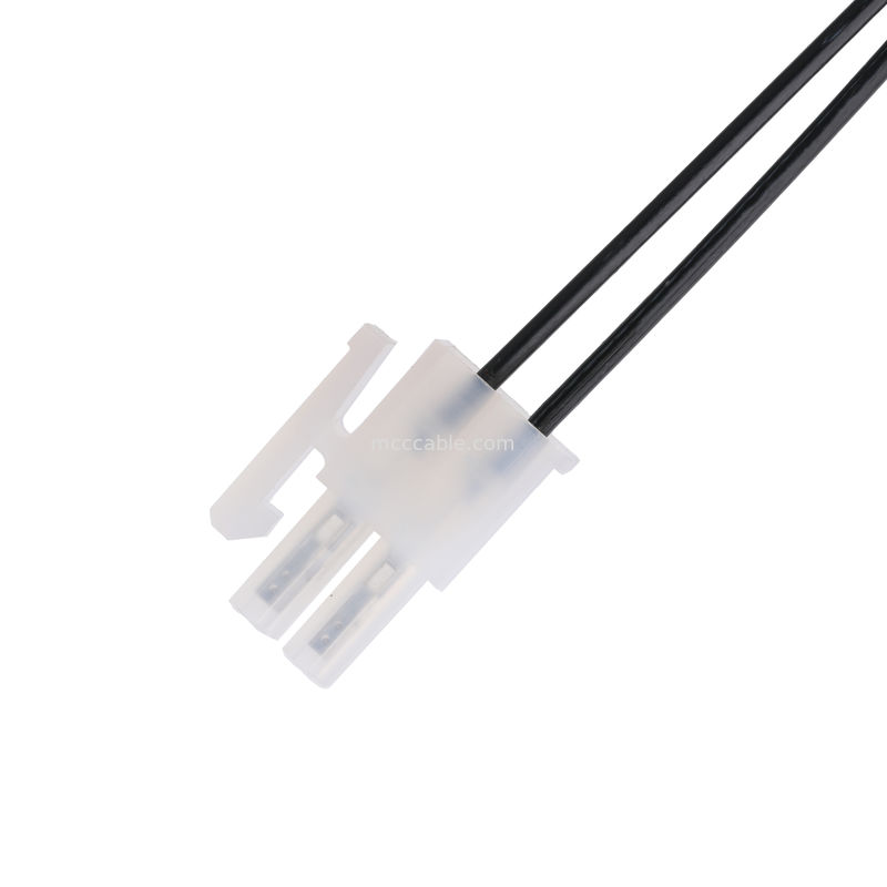 DC Plug 2.1*5.5mm Solder Type PVC Uiterlijk gietwerk 90 hoek naar MOLEX 39012020 PITCH 4.2mm 1*2P Housing