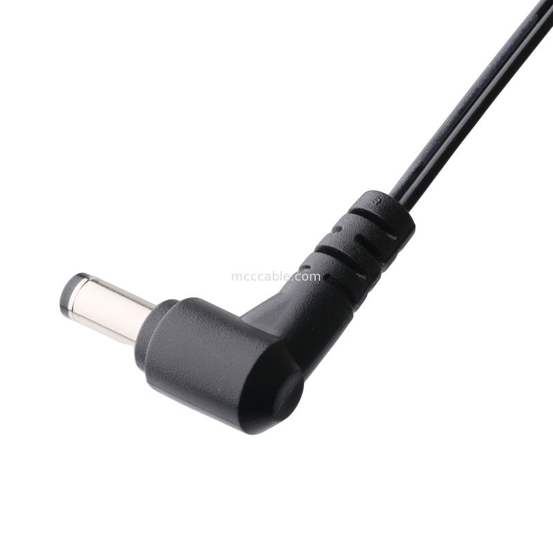 DC Plug 2.1*5.5mm Solder Type PVC Uiterlijk gietwerk 90 hoek naar MOLEX 39012020 PITCH 4.2mm 1*2P Housing