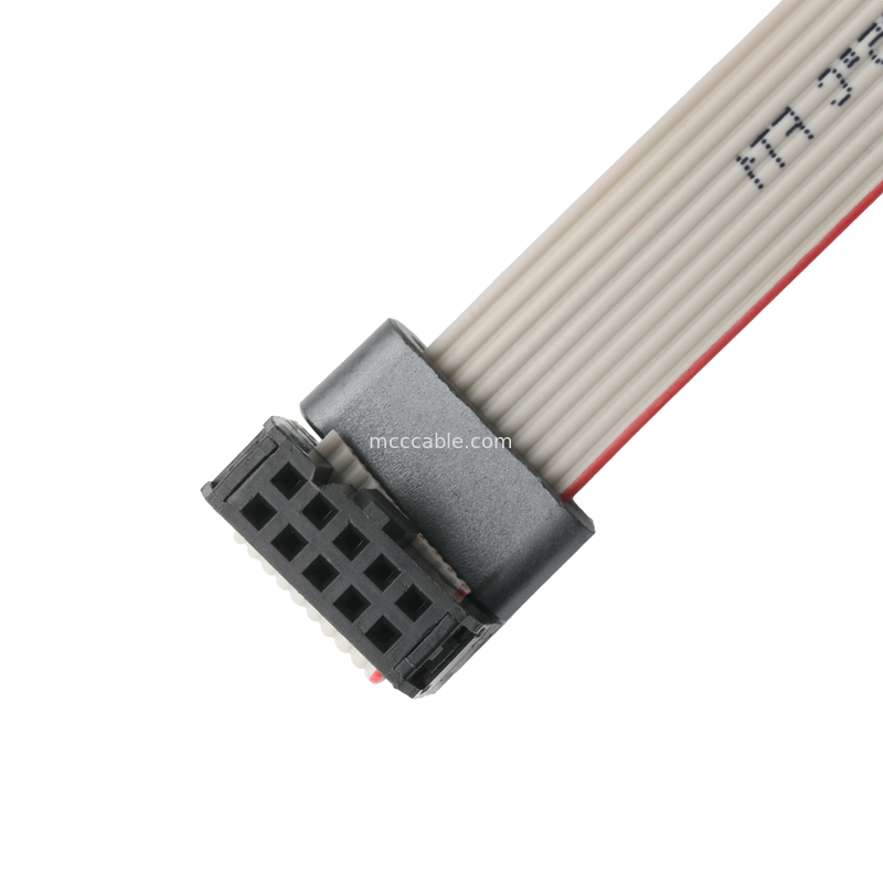 IDC FC-10Pin 2.54mm pitch UL2651 28AWG*10P Idc Flat Ribbon Cable 1.27mm Pitch 10 Pin Voor elektronische OEM/ODM