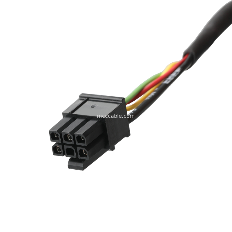 LVDS CABLE HSG 43025-0600 Picth 3.0mm MX naar HSG 43025-0200 en RV1.25-4 connector OEM/ODM lengte Kabel aanpassen