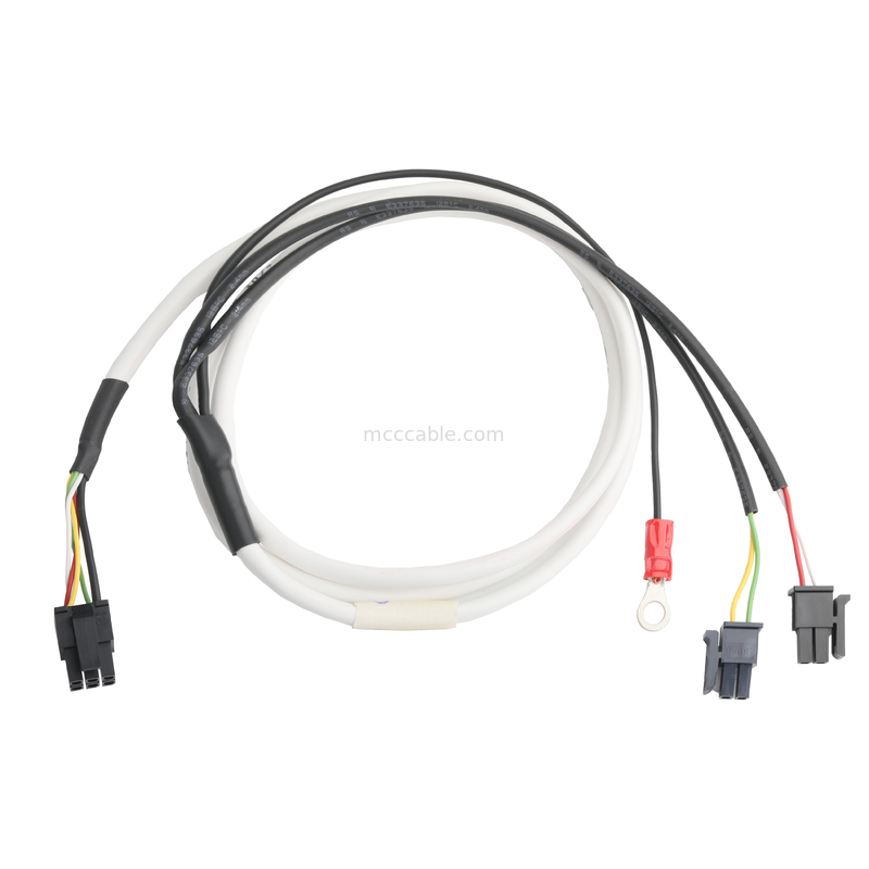 LVDS CABLE HSG 43025-0600 Picth 3.0mm MX naar HSG 43025-0200 en RV1.25-4 connector OEM/ODM lengte Kabel aanpassen