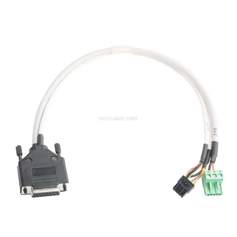 LVDS CABLE adapter DB-15P Vrouwelijk naar HSG 43025-0800 8P en 691352710003 3P Groen mannelijk terminal Connector kabel OEM/ODM