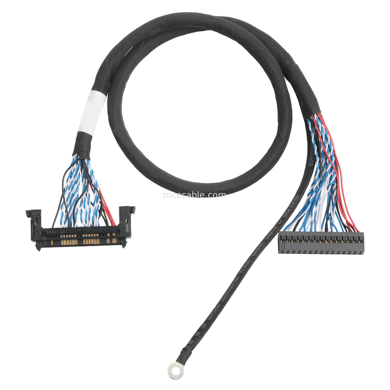 LVDS-kabelassemblage JAE FI-RE51HL 51Pin tot DP2.0 30Pin of EGN UL 1571 28AWG CABLE OEM/ODM