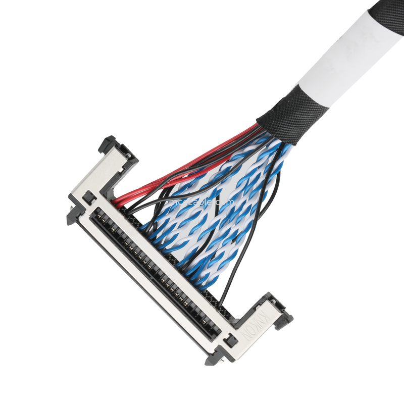 LVDS-kabelassemblage JAE FI-RE51HL 51Pin tot DP2.0 30Pin of EGN UL 1571 28AWG CABLE OEM/ODM