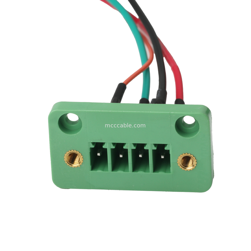 DFK-MC JL15CDGV-3.81 4Pin tot MX1.25-12Pin en UL Lobel Door de muur