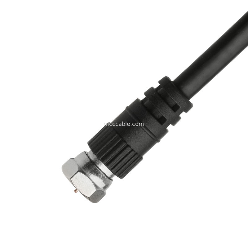 RF Coaxial Cable Connectors RG-59 Dual Head Connector Antenne ontvangst/wifi signaal
