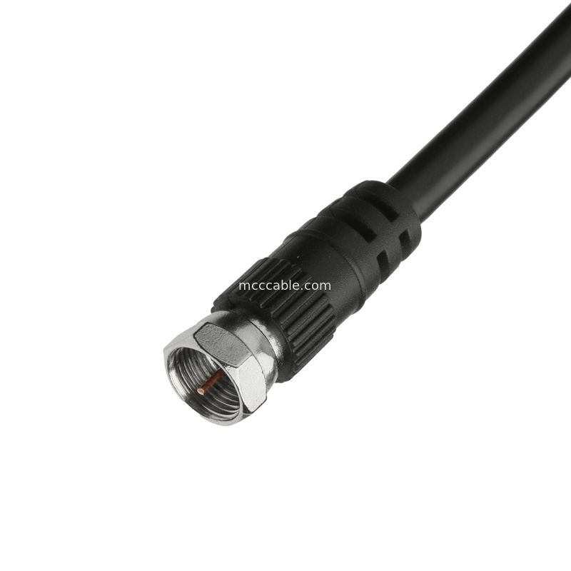 RF Coaxial Cable Connectors RG-59 Dual Head Connector Antenne ontvangst/wifi signaal