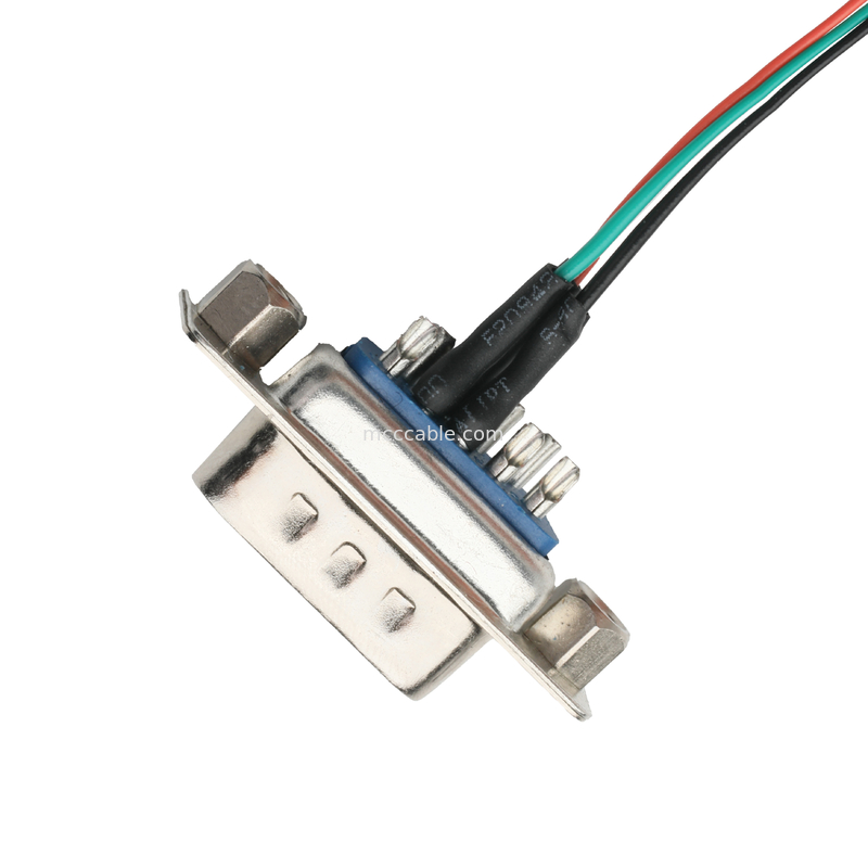 DB 9P LVDS kabelassemblage D-SUB-9P Mannelijke soldeer naar MX1.25mm 4Pin draadconnector OEM/ODM