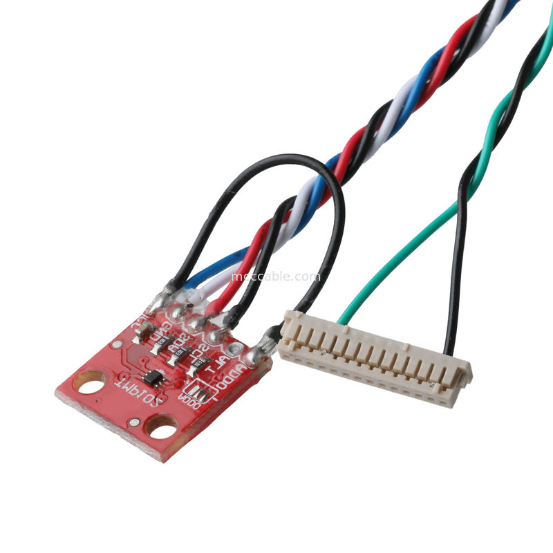 Gecombineerde op maat gemaakte kabel JST RF-10 tot DF13-14S-1.25C DF13-5S-1.25C en SEN-13314 kabelverbindingsassemblage