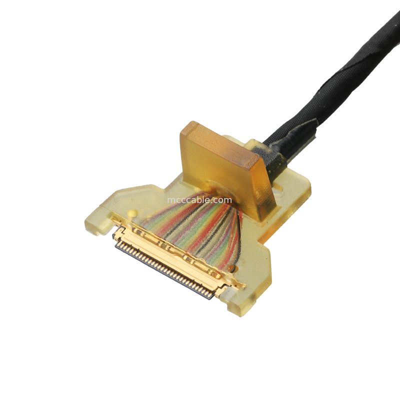 20453-230T-03 tot draadharnasterminal 30P 40P 0.4mm pitch 32AWG Lvds kabel assemblage