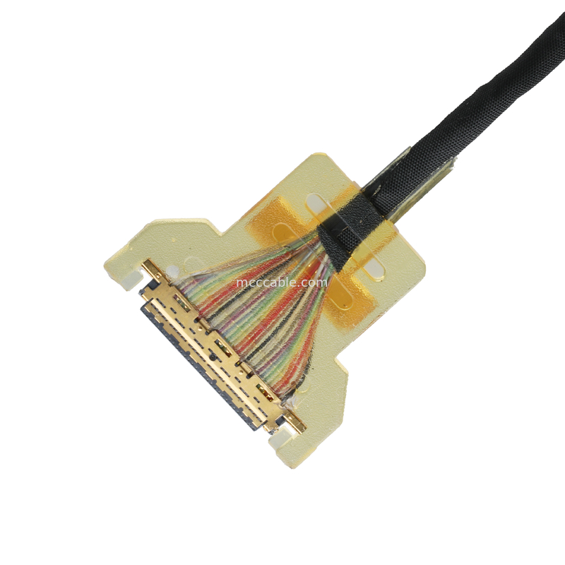 20453-230T-03 tot draadharnasterminal 30P 40P 0.4mm pitch 32AWG Lvds kabel assemblage