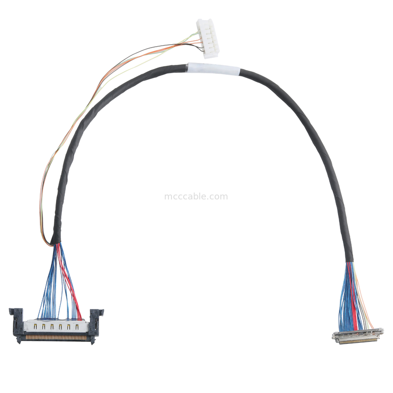 JAE FI-RE51-HL en JST EHR-7 tot en met 20679-040T-01 LVDS-EDP-kabel Micro-coaxiale kabel