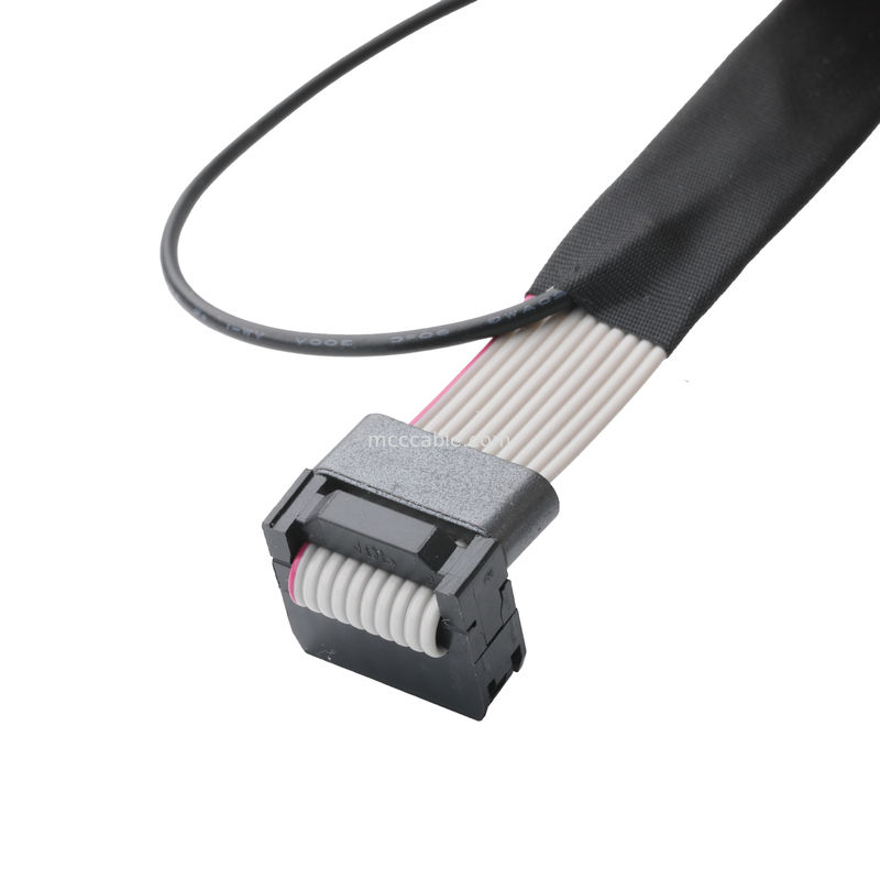 IDC FC-10P en TER M4 pitch 1.27mm Grondkabelconnector met ringdraad UL2651 28AWG kabel OEM/ODM